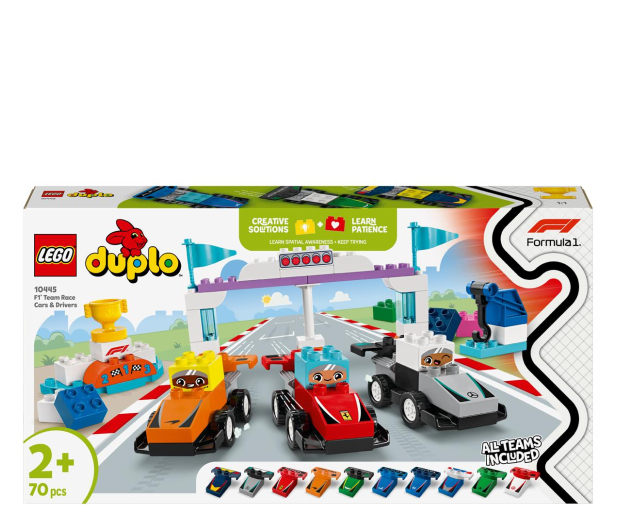 LEGO DUPLO 10445 Zespoły i kierowcy bolidów F1 - 1299002 - zdjęcie